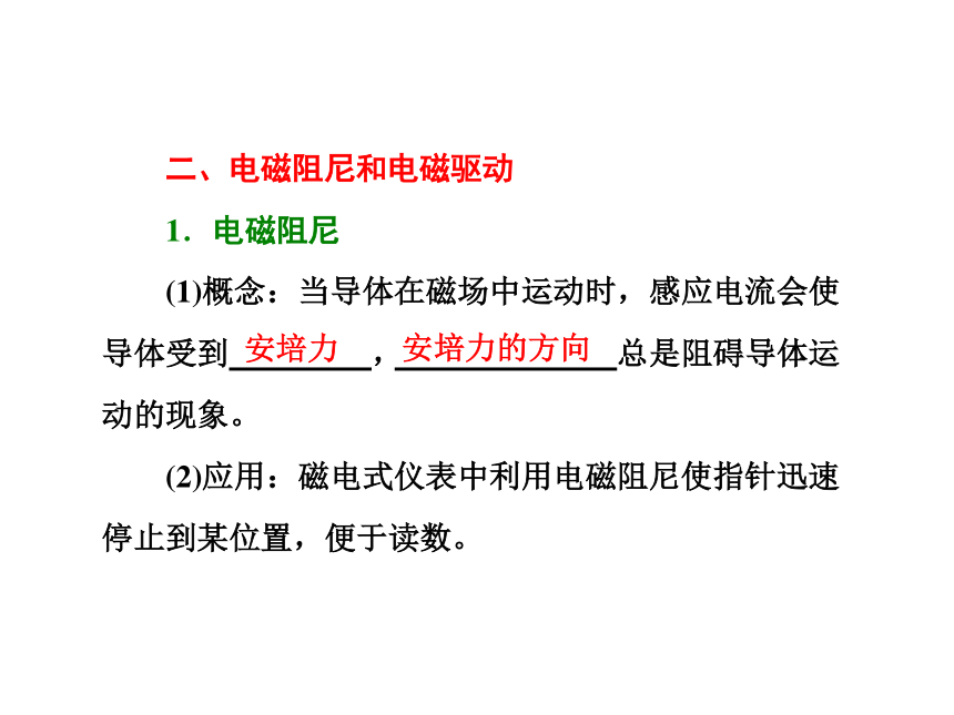 4.7《涡流、电磁阻尼和电磁驱动》课件    27张PPT