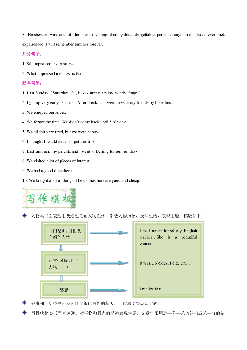 考点65 书面表达之叙事描写类-备战2018年中考英语核心考点全突破（有答案解析）