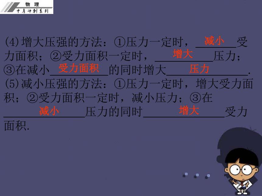 2016中考物理冲刺复习 第九章 压强课件 新人教版63张