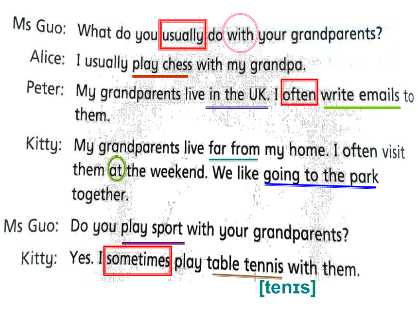 Unit 4 Grandparents 课件