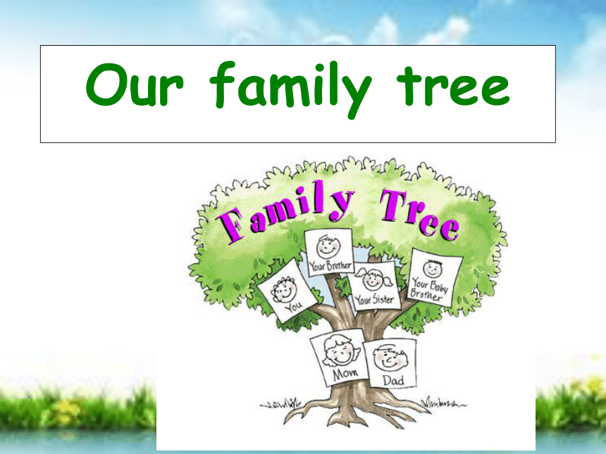unit 11 our family tree 课件