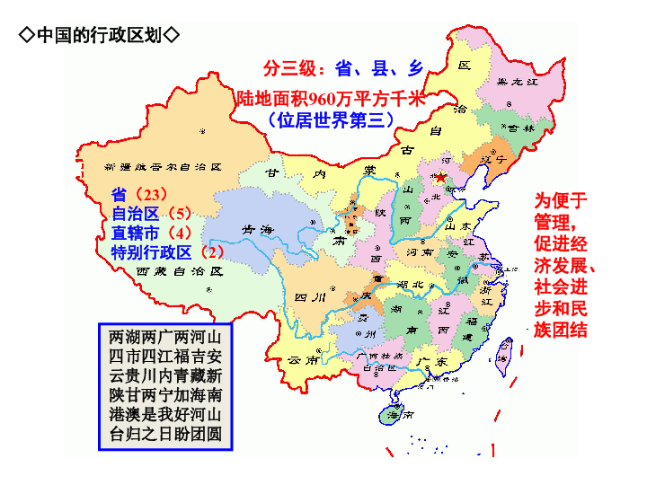 中国行政区划图加简称图片