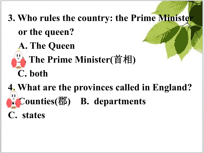 人教新课标高中英语必修五 Unit 2 The United Kingdom  reading 课件(共32张PPT)