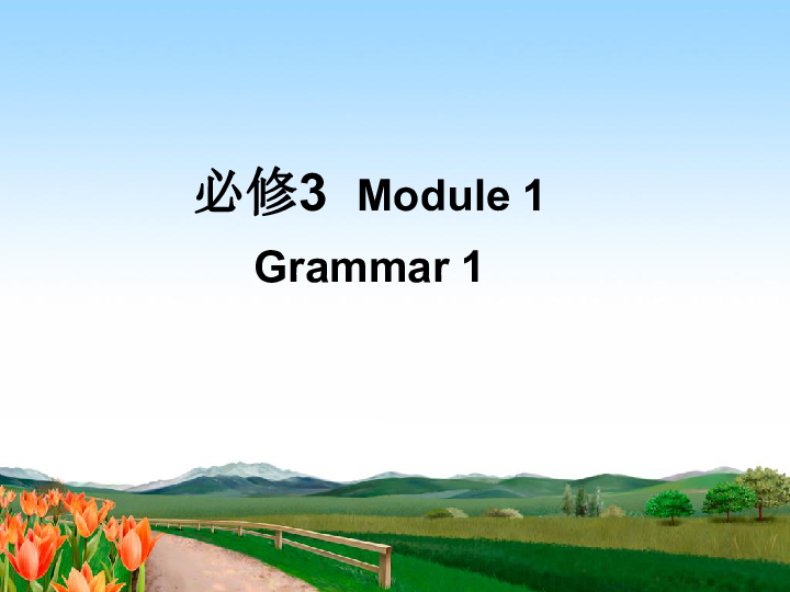 必修3 Module 1 Europe Grammar 课件（37张PPT）