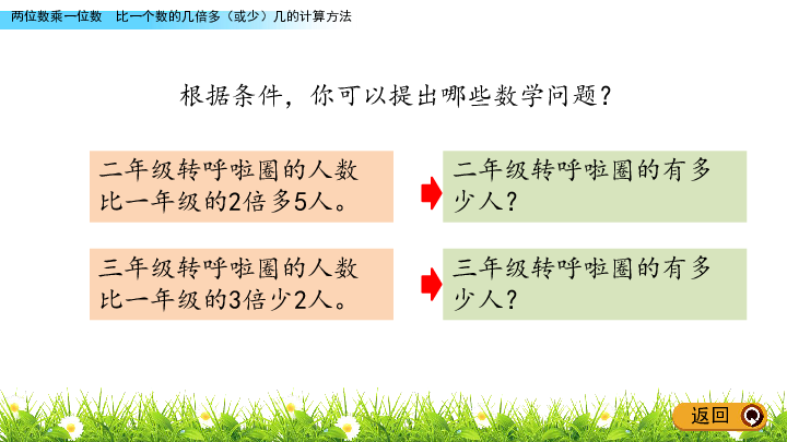 二年级下册数学课件7.4 比一个数的几倍多（或少）几的计算方法 青岛版（五年制）(共16张PPT)