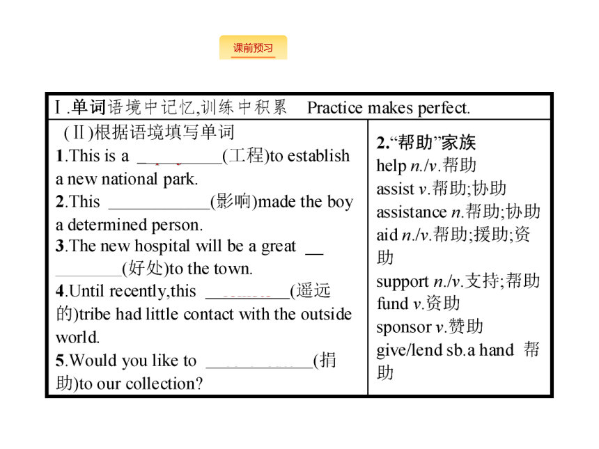 2017高三重大版英语一轮复习课件：必修5 Unit 3 Beijing 2008  project hope课件