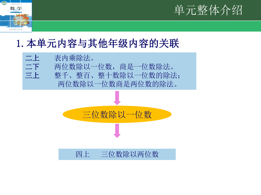 北师大小学数学三年级下册教材分析 课件