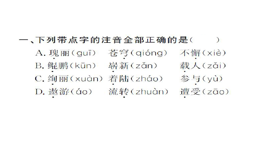 人教课标版六年级语文下册习题课件19.千年梦圆在今朝（10张ppt）