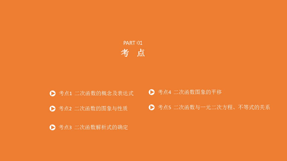 2020年中考数学复习通用版系列课件专题12 二次函数的图象及性质(共34张PPT)