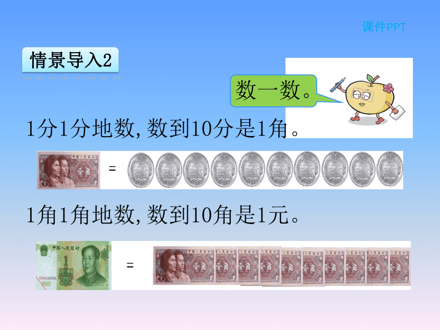 数学一年级下北京版3.1认识人民币课件（24张）