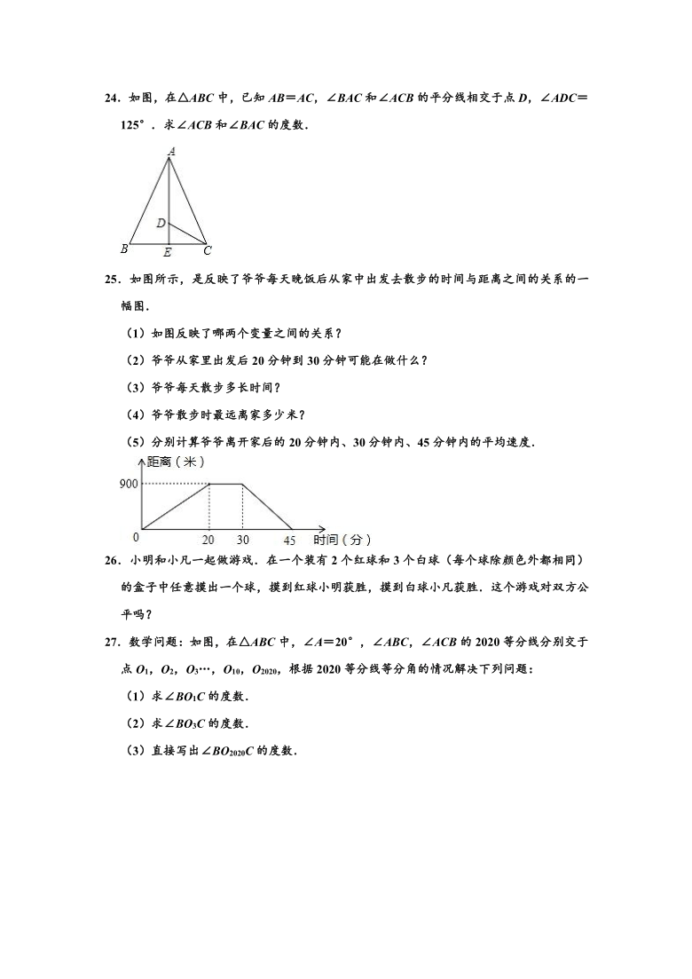 2019-2020学年贵州省毕节市赫章县七年级下学期期末数学试卷 （word版，含解析）