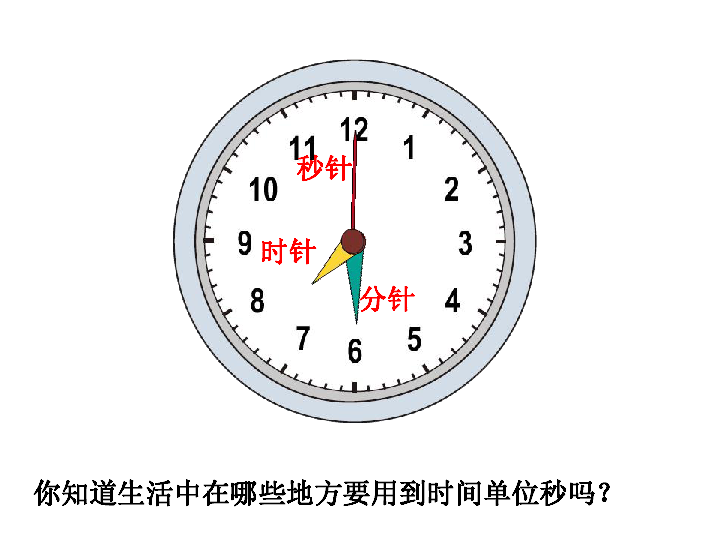 秒的认识课件 (共23张PPT)