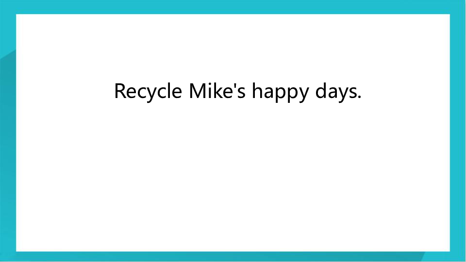 人教版(PEP)小学英语六年级下册 Recycle Mike's happy days 课件（共41张PPT）