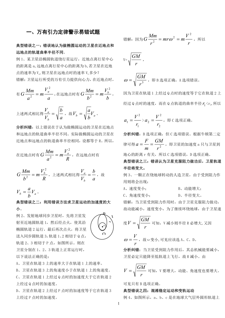 08高考专题训练：易错题分析