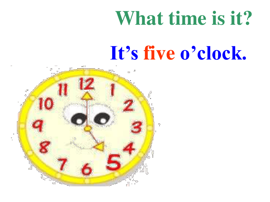 Unit 2 What time is it PA Let’s do 课件