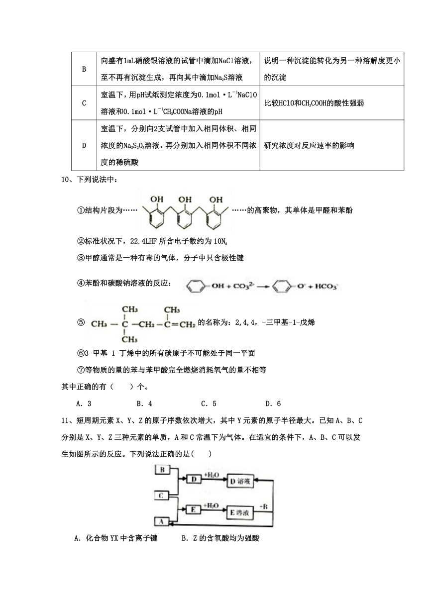 江西省抚州市南城县第一中学2017届高三4月月考理科综合试题 Word版含答案