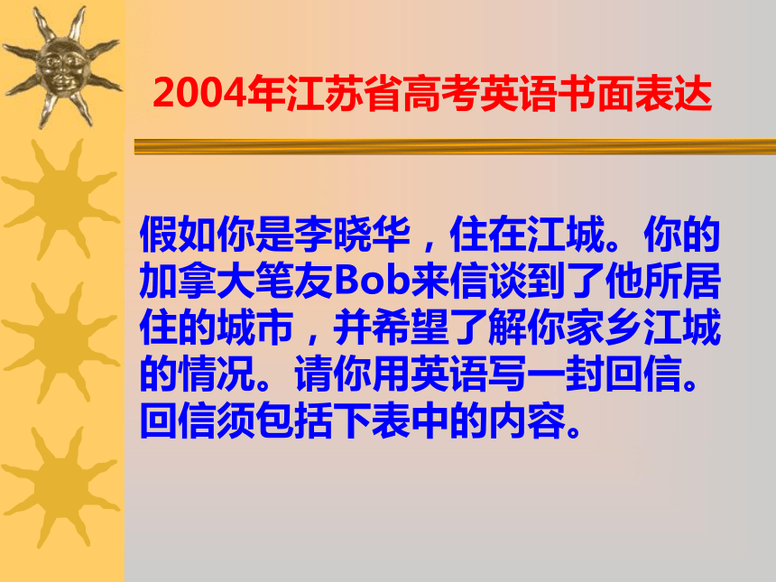 2000--2005高考书面表达集锦[下学期]