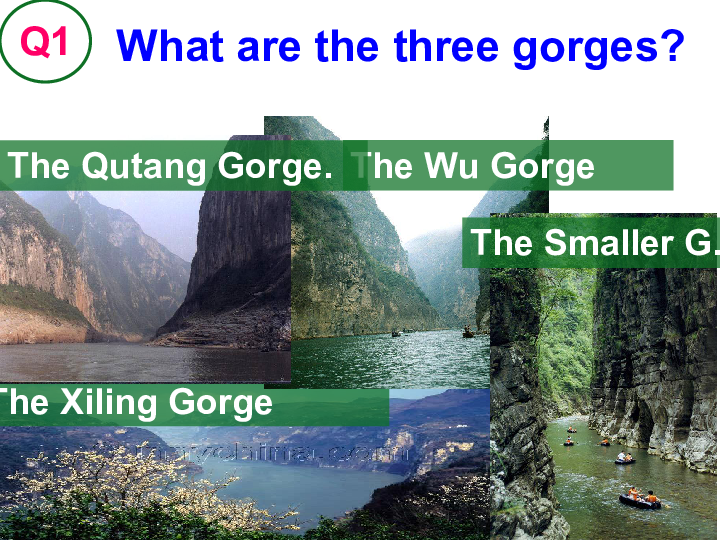 外研版高中英语 Book4Module 5 A Trip Along the Three Gorges Period 2 Reading课件(共37张PPT)