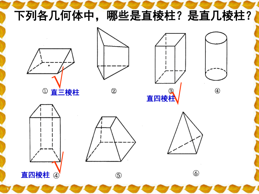 第三章直棱柱复习