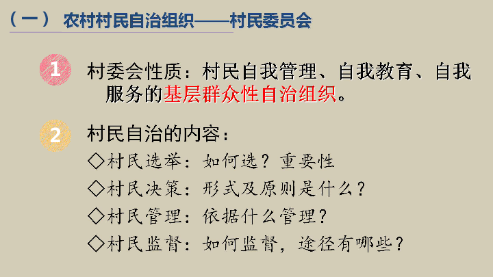 人教版高中政治必修二 2.3 民主管理：共创幸福生活 课件（14张ppt）