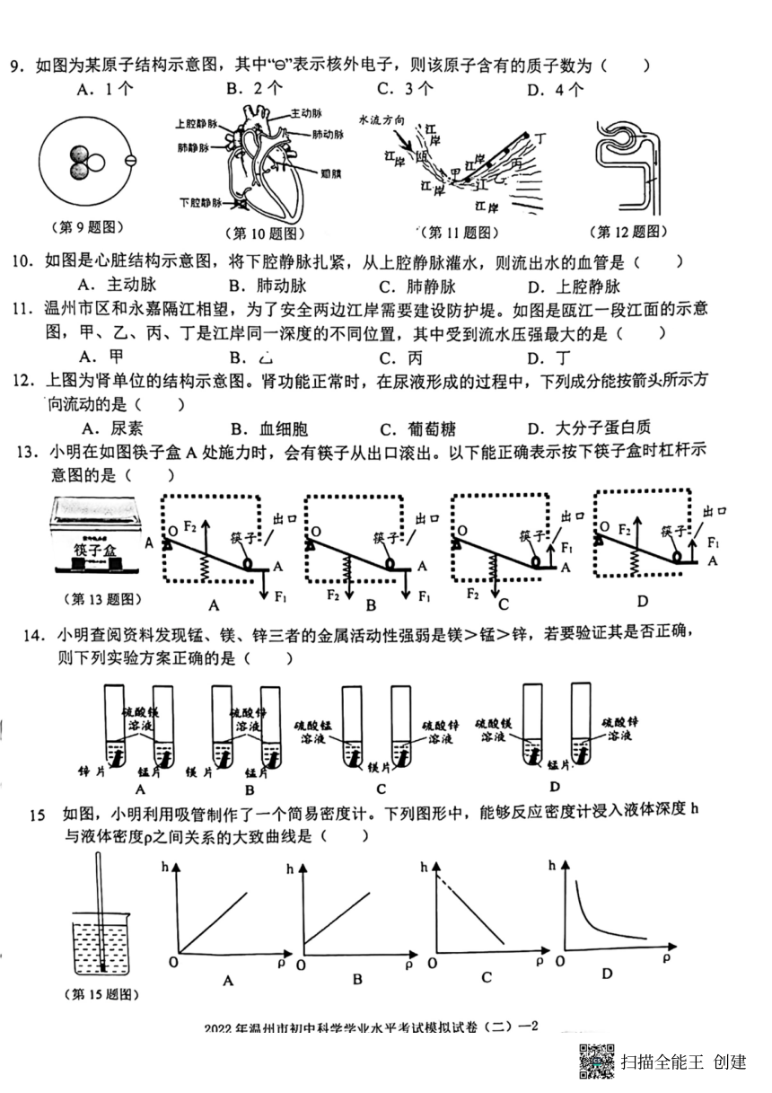 密度计题目图片