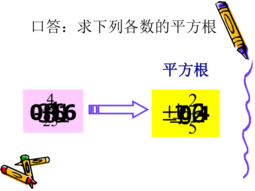 6.1 平方根的运算 课件