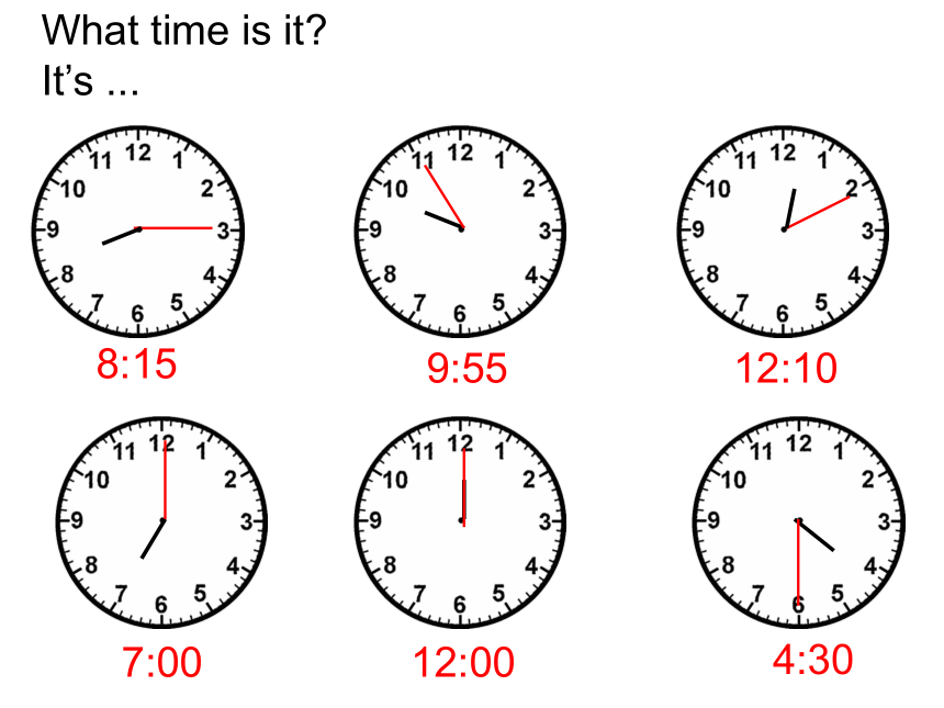 Lesson 1 When do you get up? 课件