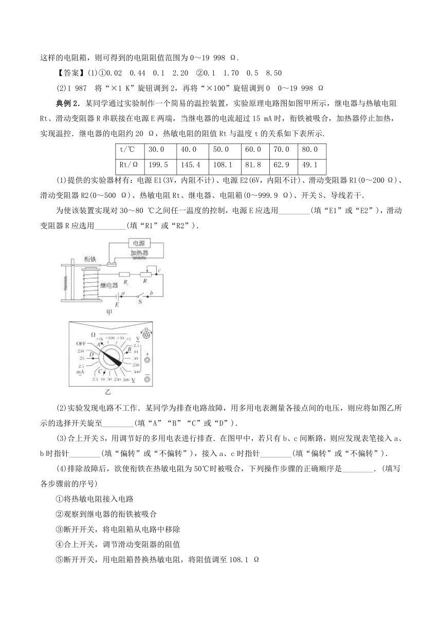 2018高考物理15大热门考点押题预测热门考点14+电学实验中仪器的选择及电路设计问题