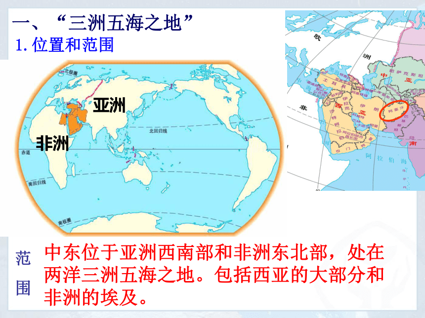 人教版（新课程标准）初中地理七年级地理下学期第八章第一节《中东》（共45张PPT）