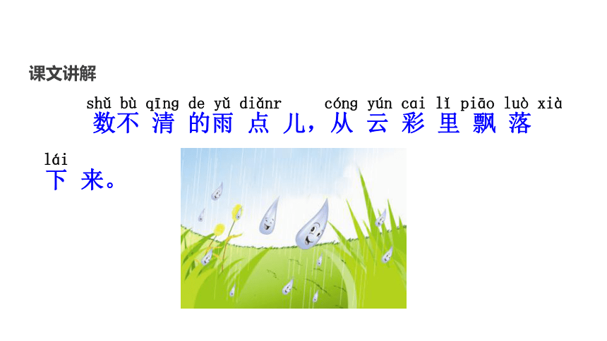 雨点儿 课件(26张)