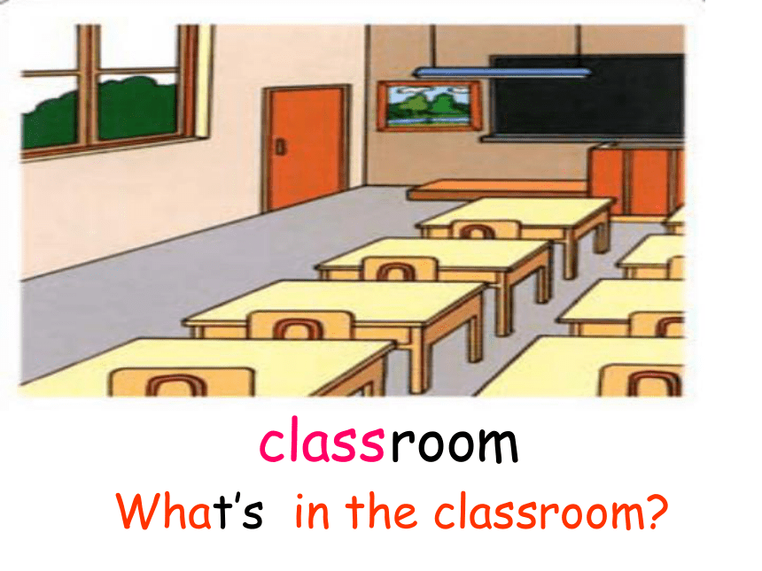 Unit 1 My classroom PA Let's talk 课件