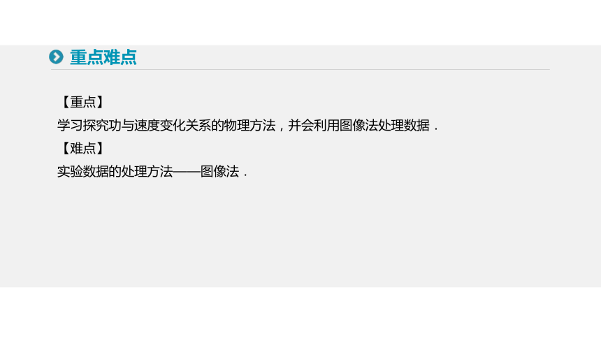 人教版必修2第七章第六节实验：探究功与速度变化的关系课件（33张）