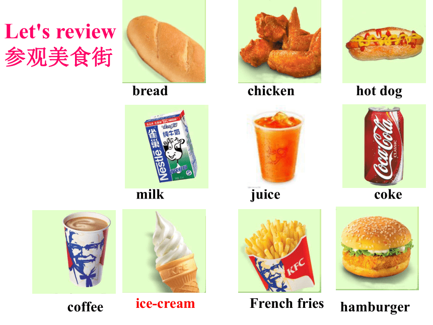 Unit3 What would you like？ Part A Let’s learn 课件 31张