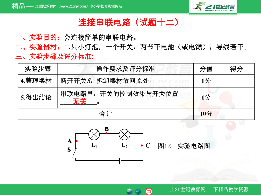 【备考2018】初中物理实验操作考试指导大全(九年级上册）课件