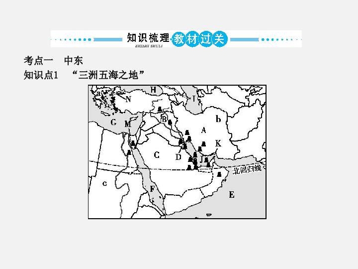 2020年中考地理复习：教材基础知识过关 专题八　东半球其他的地区和国家(70张ppt)
