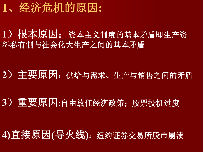 大萧条与罗斯福新政