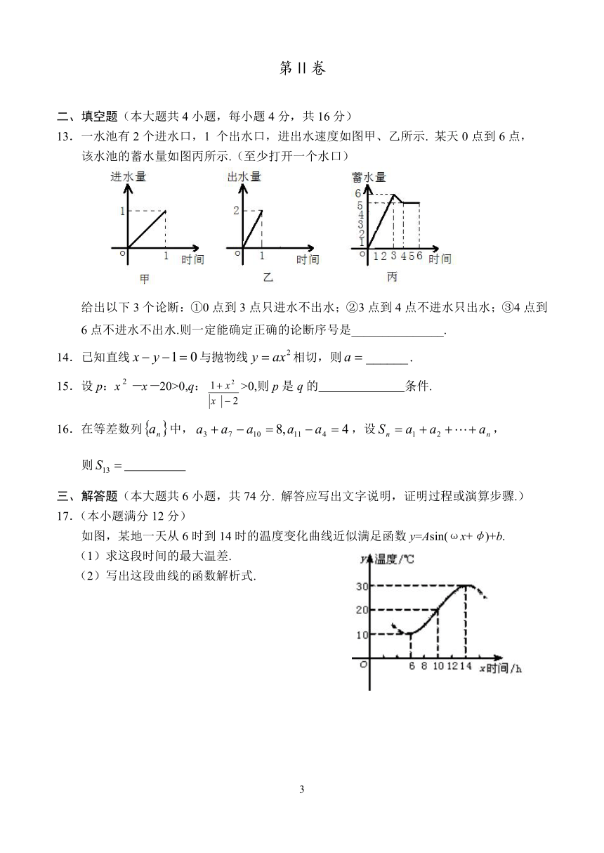 2006年桂山中学高三文科高考模拟数学（文）试卷[上学期]