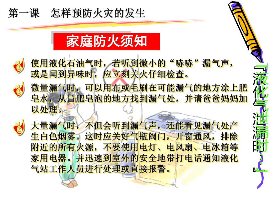 小学生消防安全常识课件