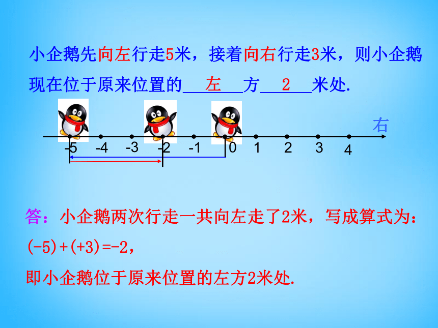 （新版）湘教版七年级上册1.4.1 有理数的加法（1）