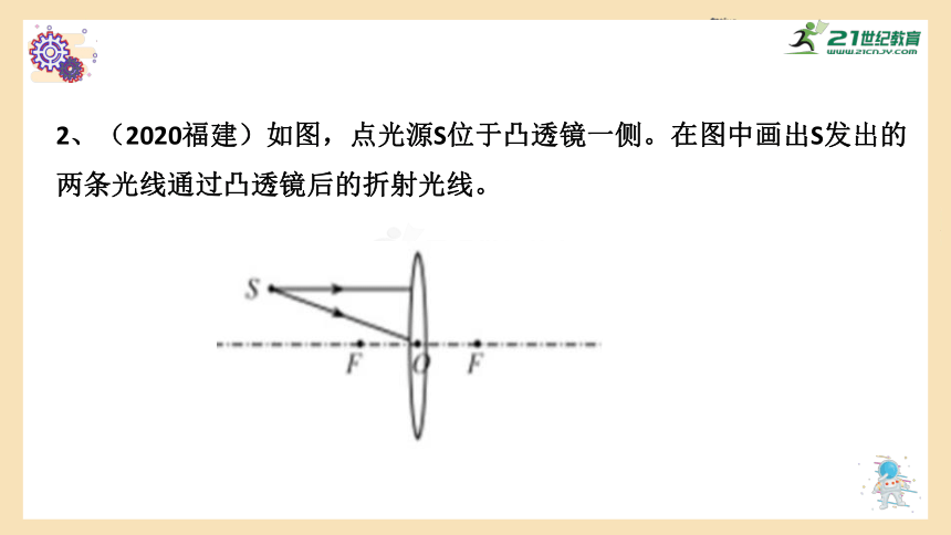 人教版物理八年级上册透镜作图题课件（39张PPT）