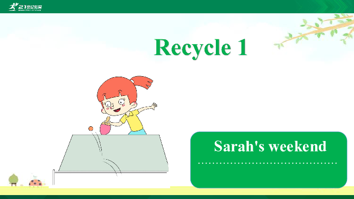 人教PEP英语五年级下册Recycle1 课件
