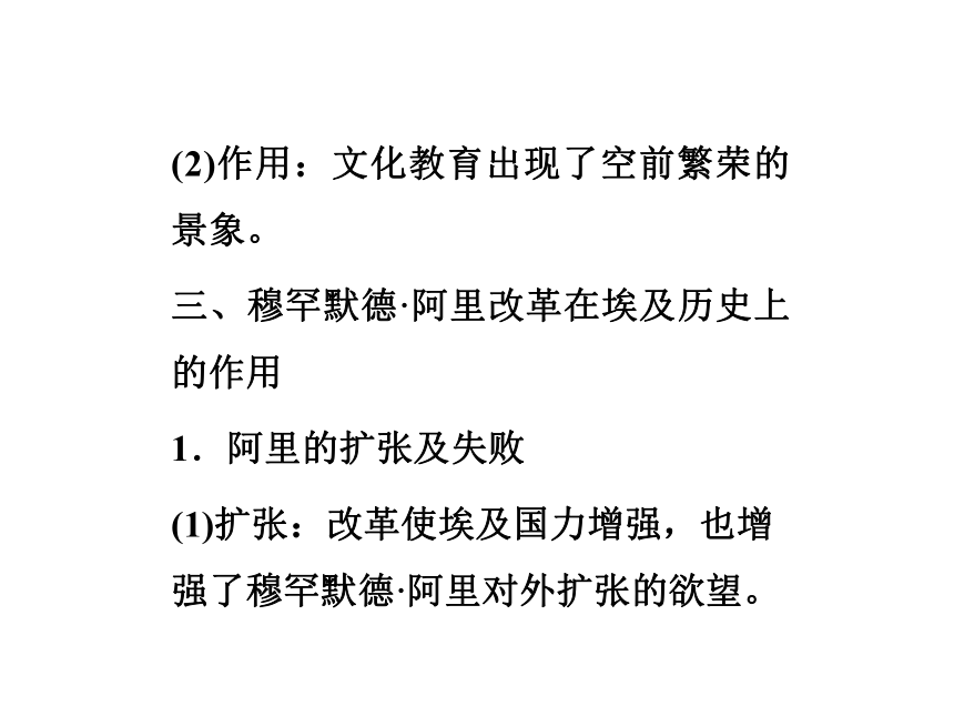 第六章埃及穆罕默德阿里改革第二节