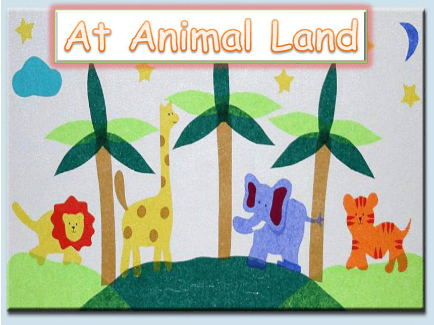 英语五年级上深港版《Unit 6 At Animal Land》课件3