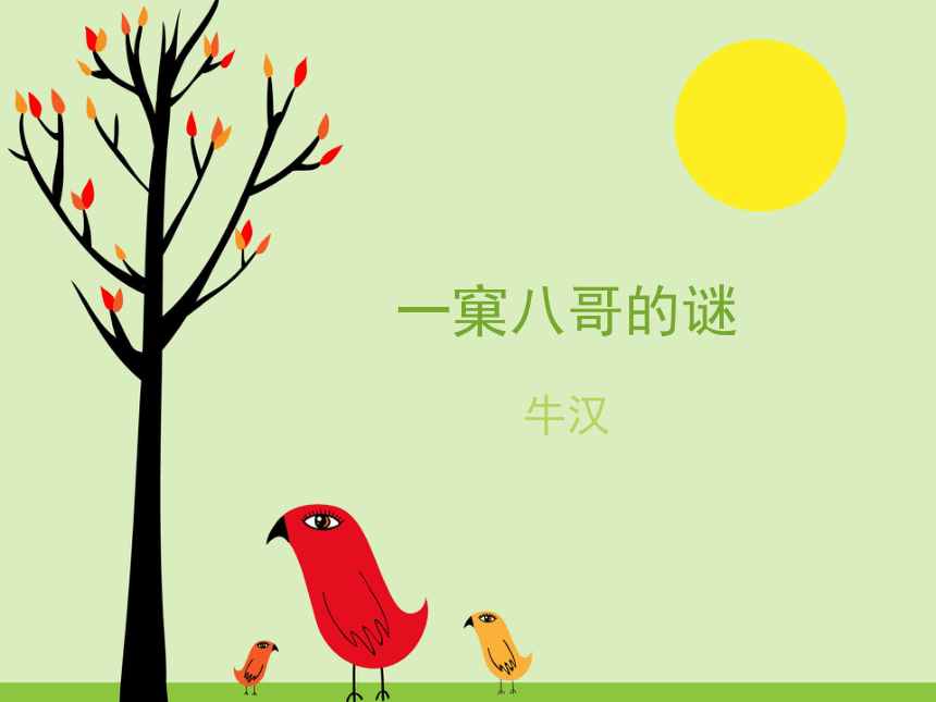 初中语文长春版七年级上（2016） 一五 一窠八哥的谜课件（16张ppt）
