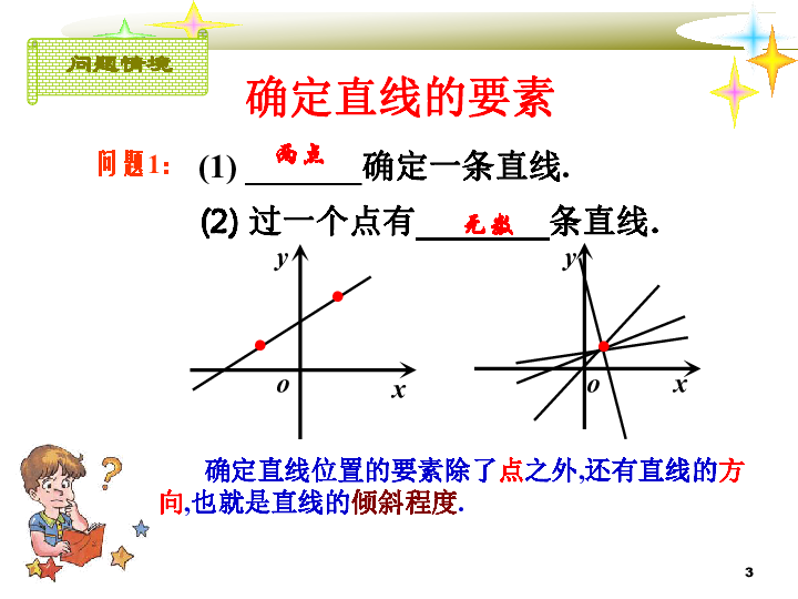 人教版数学必修二 3.1.1直线的倾斜角与斜率（共26张ppt）