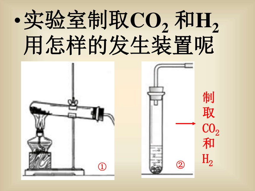 课题2 二氧化碳制取的研究-常见气体的发生装置和收集装置的选择（共22张ppt）