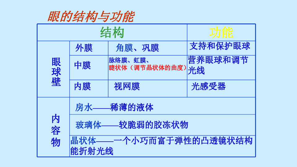 京改版生物七年级下册：8.3 感觉和感觉器官  课件（共27张PPT）