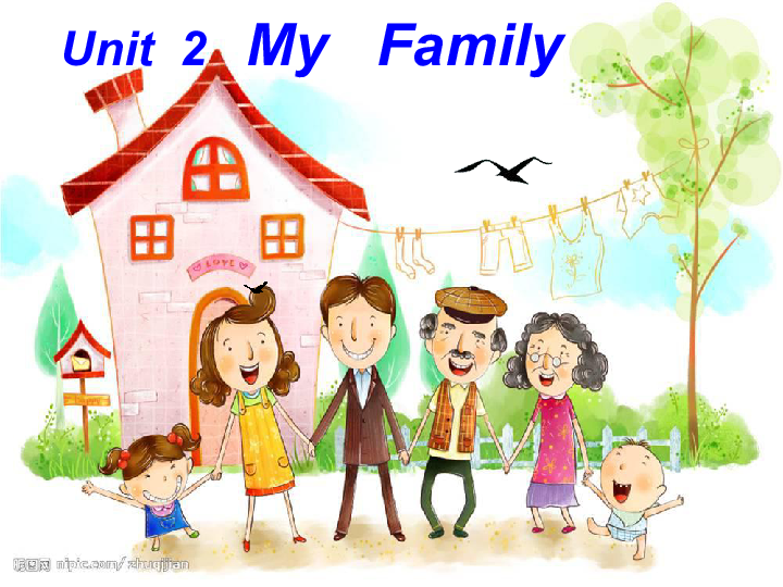 三年级下册英语课件－Unit2 My family  人教PEP（2014秋）   (共42张PPT)