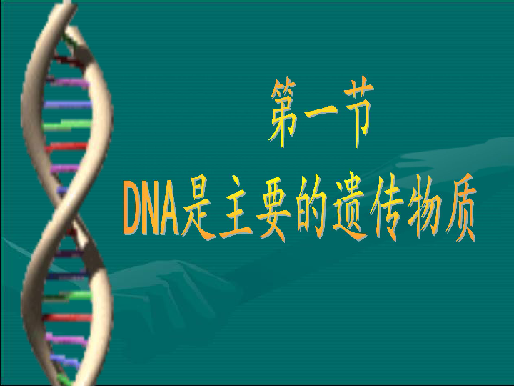 人教版高中生物必修二3.1DNA是主要的遗传物质(共32张PPT)