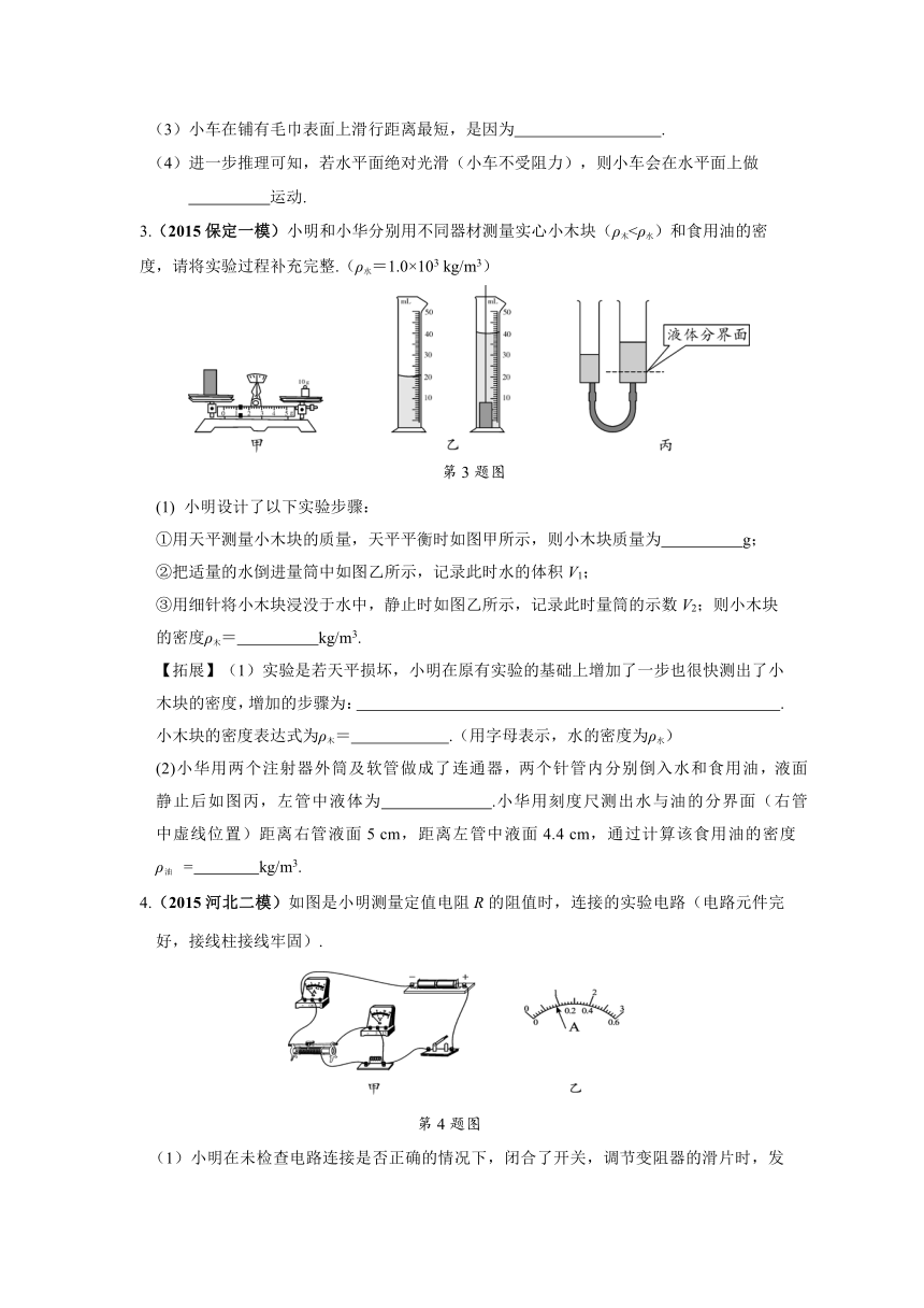 河北2015中考黑白卷狂押到底·扫扫刊（理综）5.30最新版